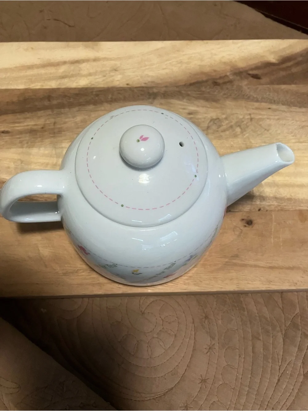 Vintage 1980’s Papel “ Time for Tea “ Ceramic Teapot